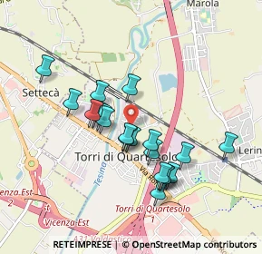Mappa Via dei Finanzieri, 36040 Torri di Quartesolo VI, Italia (0.787)