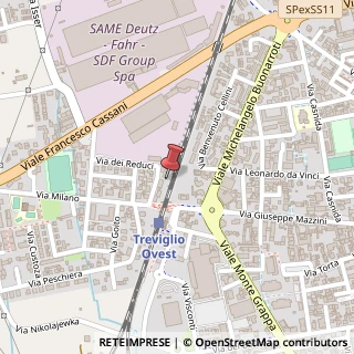 Mappa Via Villafranca, 10A, 24047 Treviglio, Bergamo (Lombardia)