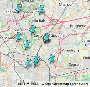 Mappa Viale Monza, 20099 Sesto San Giovanni MI, Italia (3.42583)