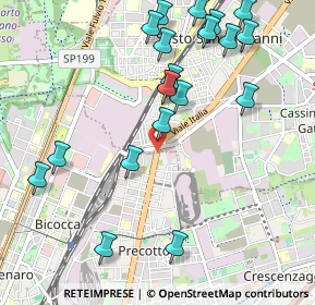Mappa Viale Monza, 20099 Sesto San Giovanni MI, Italia (1.157)