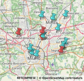 Mappa Viale Monza, 20099 Sesto San Giovanni MI, Italia (7.00357)