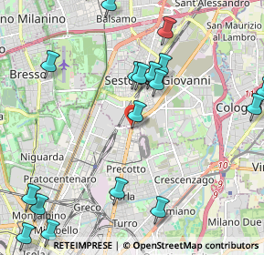 Mappa Viale Monza, 20099 Sesto San Giovanni MI, Italia (2.69889)