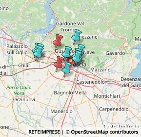 Mappa 25125 Brescia BS, Italia (7.64769)