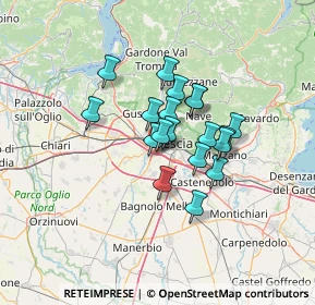 Mappa 25125 Brescia BS, Italia (9.27632)