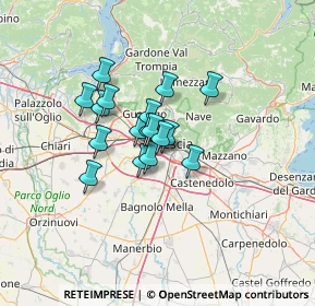 Mappa 25125 Brescia BS, Italia (8.55471)