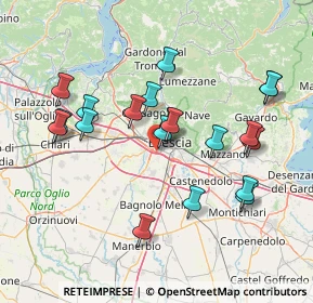 Mappa 25125 Brescia BS, Italia (14.7425)