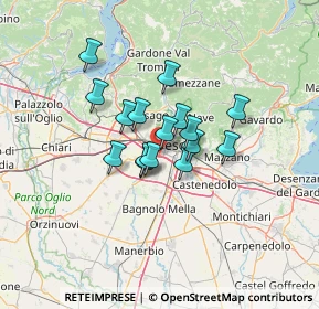 Mappa 25125 Brescia BS, Italia (8.75375)