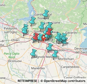 Mappa 25125 Brescia BS, Italia (9.6555)