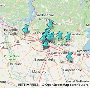 Mappa 25125 Brescia BS, Italia (7.99357)