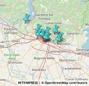 Mappa 25125 Brescia BS, Italia (6.52636)