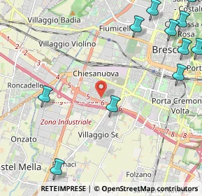Mappa 25125 Brescia BS, Italia (3.18182)