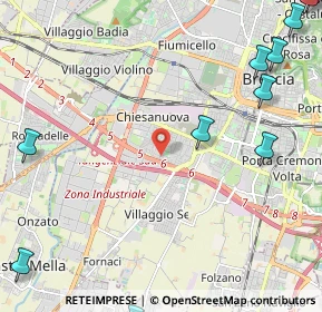 Mappa 25125 Brescia BS, Italia (3.60833)
