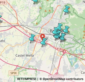 Mappa 25125 Brescia BS, Italia (4.31077)