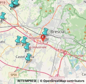 Mappa 25125 Brescia BS, Italia (6.11273)