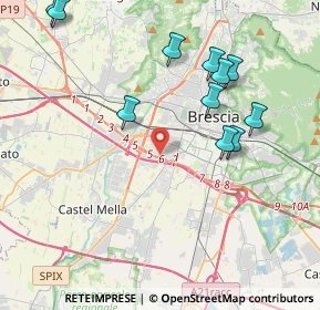 Mappa 25125 Brescia BS, Italia (4.41364)