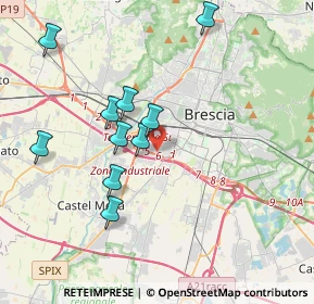 Mappa 25125 Brescia BS, Italia (4.08636)