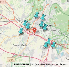 Mappa 25125 Brescia BS, Italia (3.07)