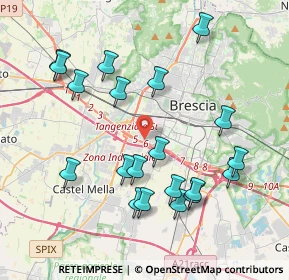 Mappa 25125 Brescia BS, Italia (4.109)