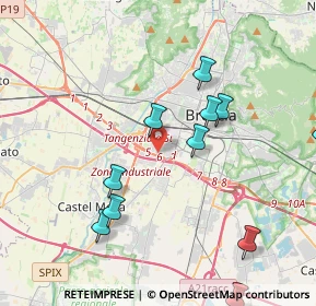 Mappa 25125 Brescia BS, Italia (4.38455)