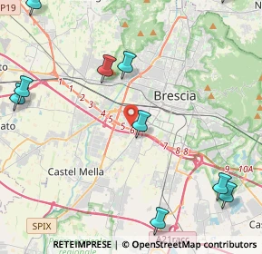 Mappa 25125 Brescia BS, Italia (6.395)