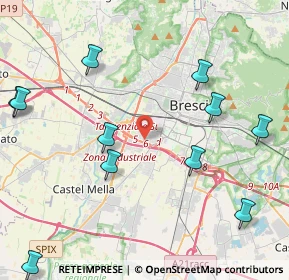 Mappa 25125 Brescia BS, Italia (5.24182)
