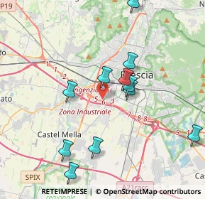 Mappa 25125 Brescia BS, Italia (4.91714)