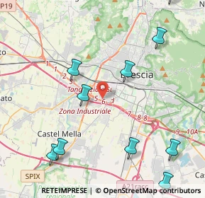 Mappa 25125 Brescia BS, Italia (5.65364)
