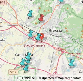 Mappa 25125 Brescia BS, Italia (5.6675)