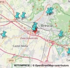 Mappa 25125 Brescia BS, Italia (5.02917)