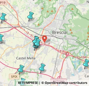 Mappa 25125 Brescia BS, Italia (5.46714)