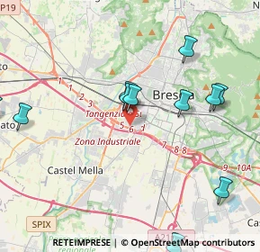 Mappa 25125 Brescia BS, Italia (4.62818)