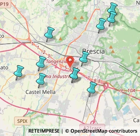 Mappa 25125 Brescia BS, Italia (4.03182)