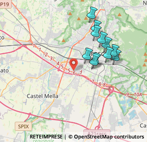 Mappa 25125 Brescia BS, Italia (3.43364)