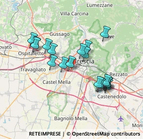 Mappa 25125 Brescia BS, Italia (6.50526)