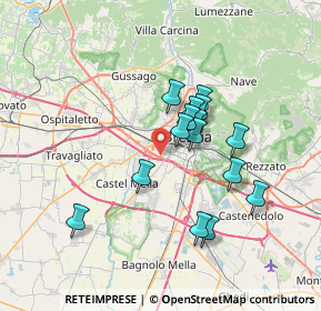 Mappa 25125 Brescia BS, Italia (5.77467)