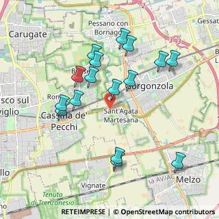 Mappa SP11, 20051 Cassina de' Pecchi MI, Italia (1.93813)