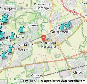 Mappa SP11, 20051 Cassina de' Pecchi MI, Italia (3.57938)