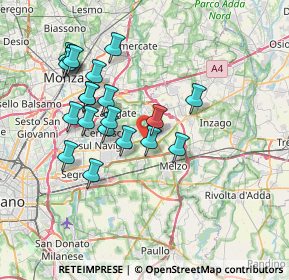 Mappa SP11, 20051 Cassina de' Pecchi MI, Italia (6.8045)