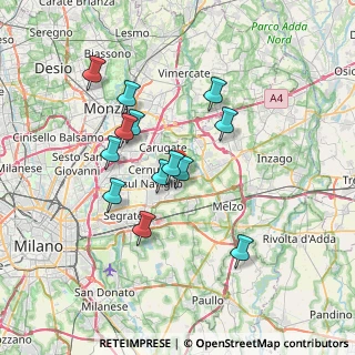 Mappa Via Olmi, 20060 Cassina De' Pecchi MI, Italia (6.29923)