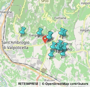 Mappa Gargagnago, 37015 Sant'Ambrogio di Valpolicella VR, Italia (1.25769)