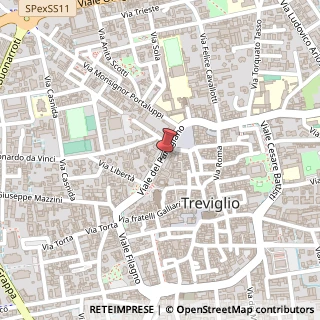 Mappa Viale del Partigiano, 39, 24047 Treviglio, Bergamo (Lombardia)