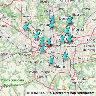Mappa A4 Torino - Trieste, 20026 Cormano MI, Italia (6.55867)