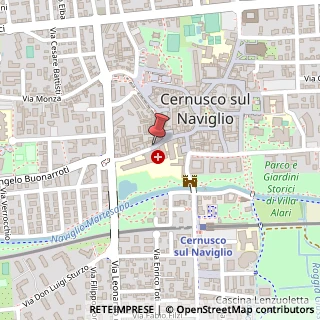 Mappa Via A. Uboldo, 28, 20063 Cernusco sul Naviglio, Milano (Lombardia)