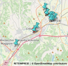 Mappa Via Olmo, 36051 Altavilla vicentina VI, Italia (4.165)