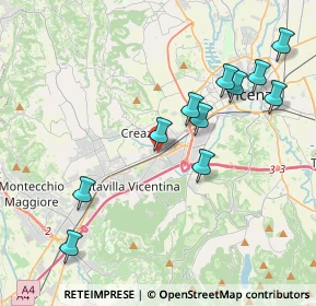 Mappa Via Olmo, 36051 Altavilla vicentina VI, Italia (4.12)