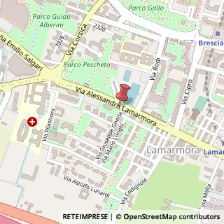 Mappa Via Alessandro Lamarmora, 80, 25124 Brescia, Brescia (Lombardia)
