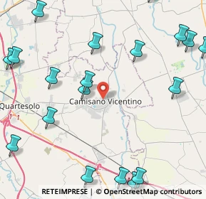 Mappa Viale la Malfa, 36043 Camisano Vicentino VI, Italia (6.0945)