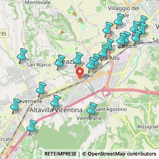 Mappa Via A. Doria, 36051 Creazzo VI, Italia (2.5935)