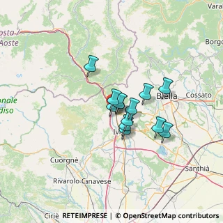 Mappa Via San Rocco, 10013 Borgofranco d'Ivrea TO, Italia (8.40462)