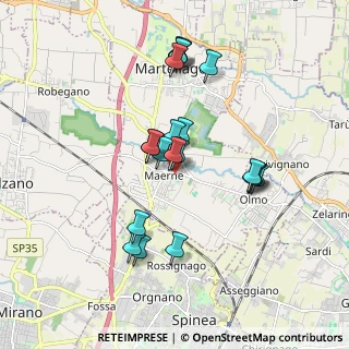 Mappa Via Giacomo Leopardi, 30030 Martellago VE, Italia (1.612)